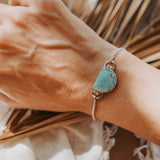 The Out West Adjustable Bracelet in Sandhill Turquoise