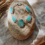 The Stepping Stone Bracelet in Campitos Turquoise