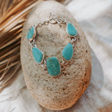 The Stepping Stone Bracelet in Campitos Turquoise