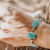 The Stepping Stone Bracelet in Campitos Turquoise