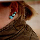 Ear Crawlers in Golden Hills Turquoise