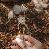 Mojave Hair Fork in Crystal Quartz