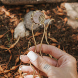 Mojave Hair Fork in Crystal Quartz