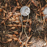 Mojave Hair Fork in Crystal Quartz