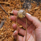 Mojave Hair Fork in Citrine