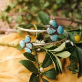 Boho Arm Band in Turquoise Mountain