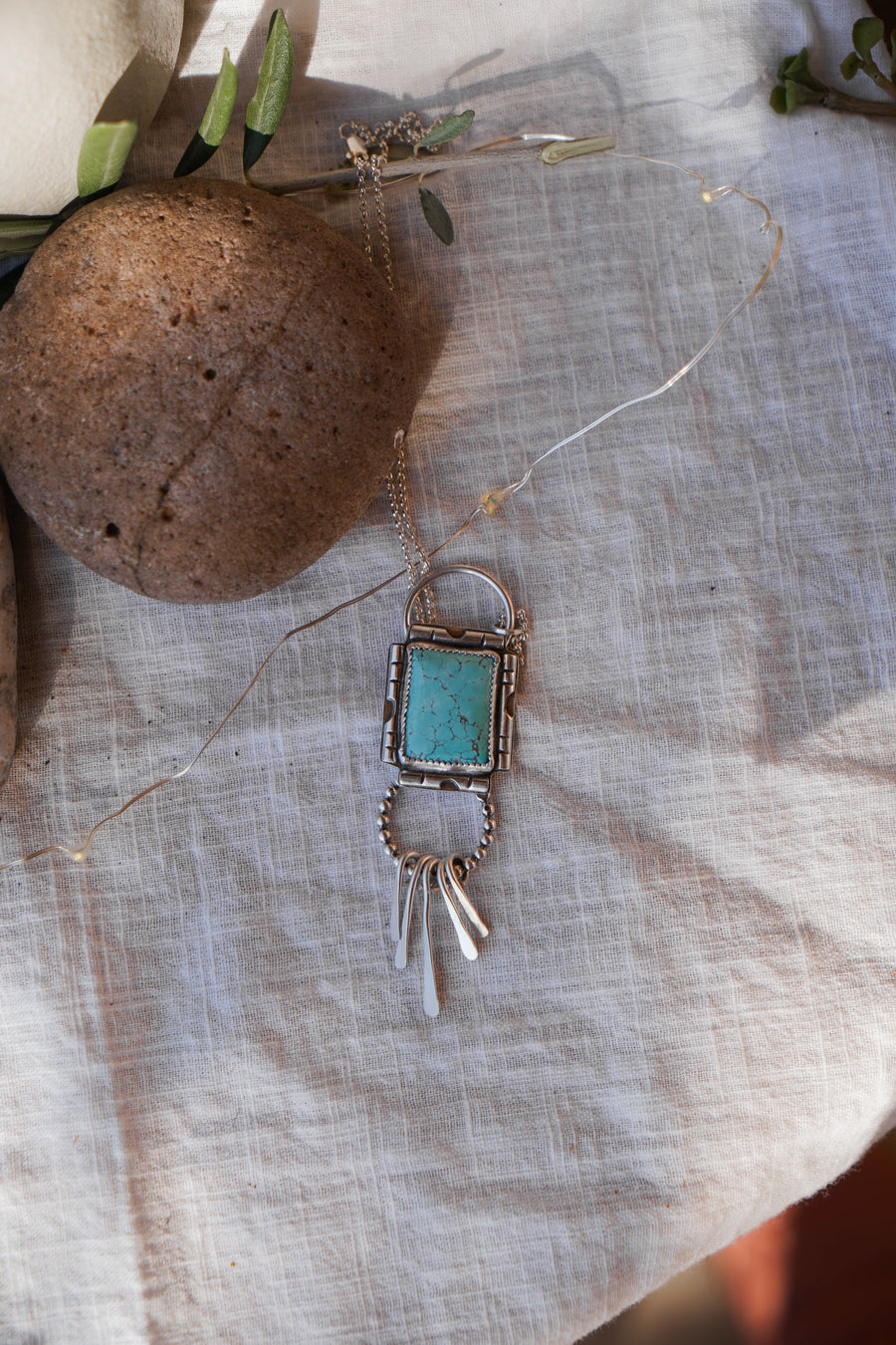 Kya Necklace in Yungai Turquoise