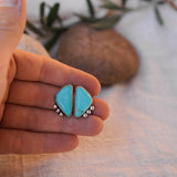 Lacuna Studs in Tyrone Turquoise