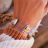 Canyon Wrap Cuff in Giraffe Turquoise