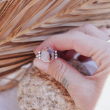 Ellipsis Ring in Montana Agate (Size 9)