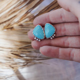 Lacuna Studs in Campitos Turquoise