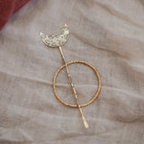 Crescent Moon Wanderer Hair Pin