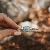 Stacking Cuff in Larimar