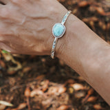 Stacking Cuff in Larimar