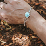 Stacking Cuff in Larimar